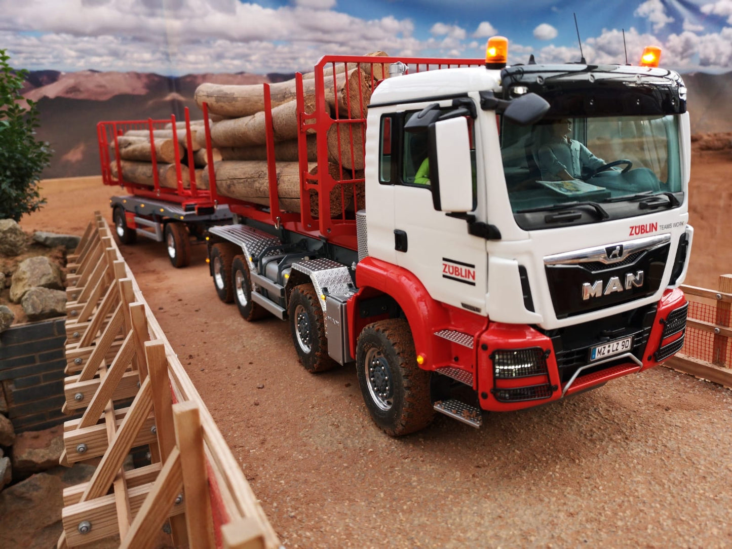 Sonnenblende mit Licht für Scaleart MAN Tgs/Tga