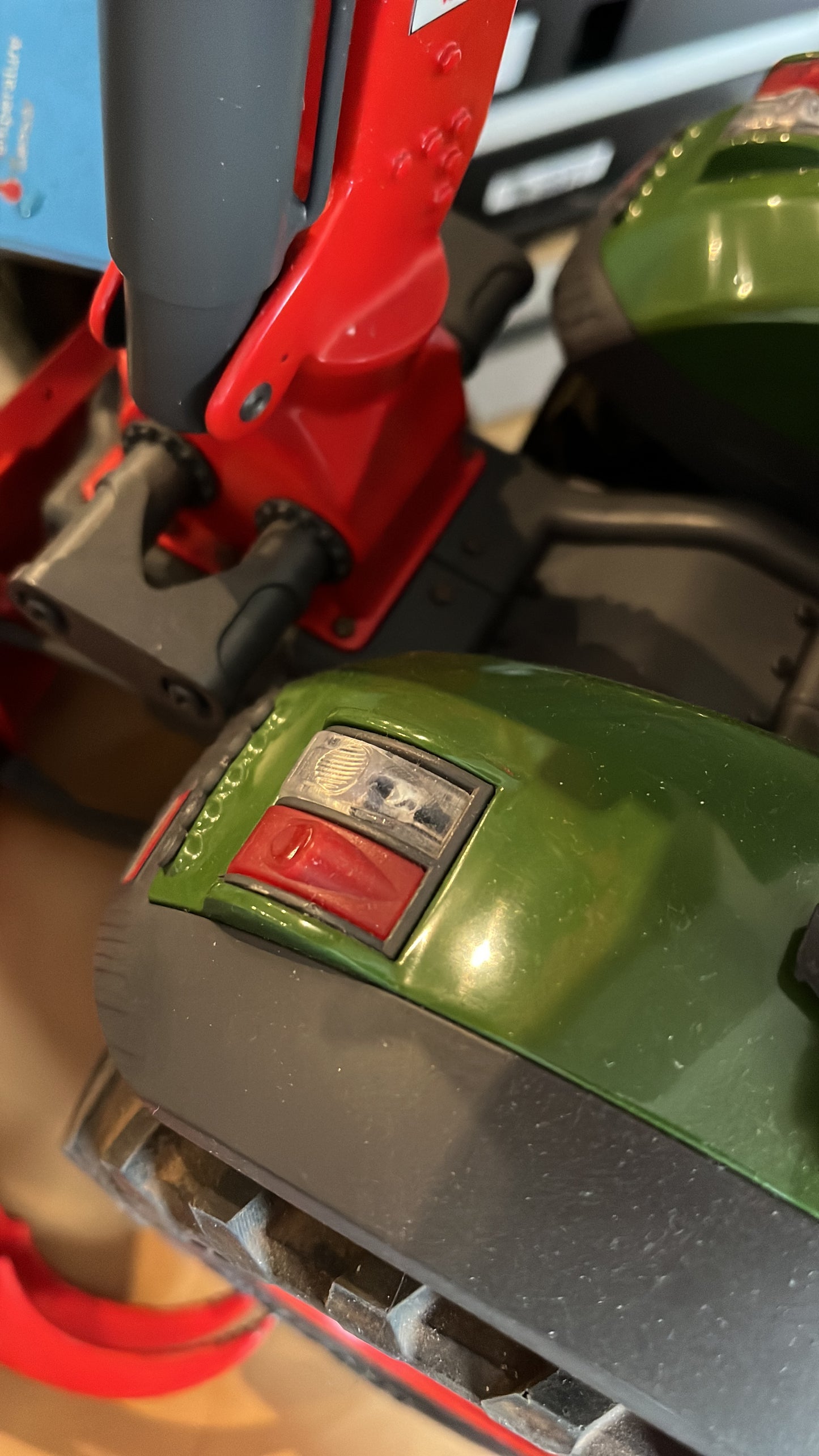 1 Paar klare Heckscheinwerfer Gläser für Bruder Fendt 1050